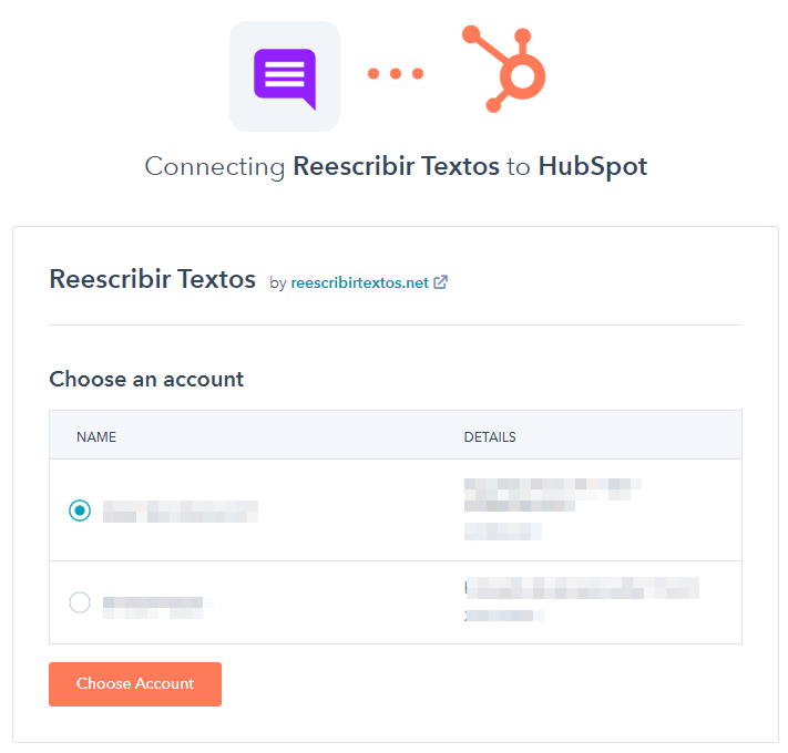 Resscribir Textos Hubspot