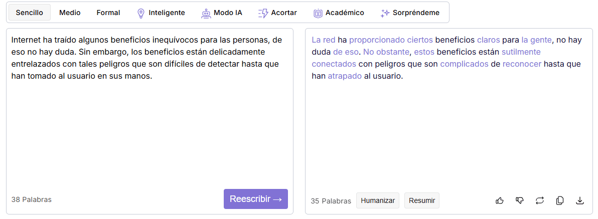 Reescribir el Ejemplo 1