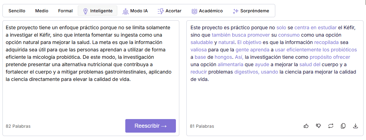 Modo inteligente